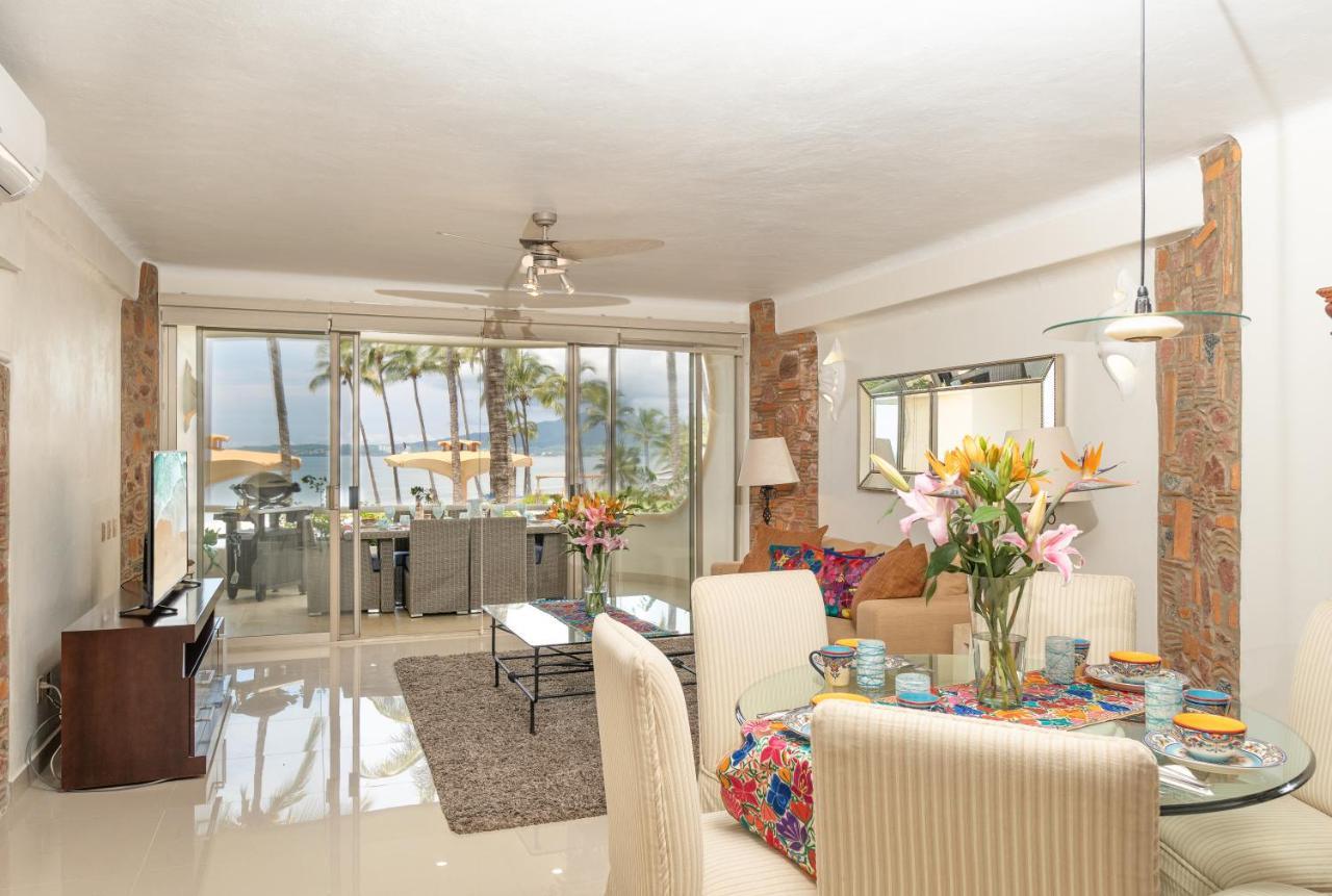 Ocean Front Condo With Pool Sleeps 6 Adults-Quinta Del Mar 203 Nuevo Vallarta Ngoại thất bức ảnh